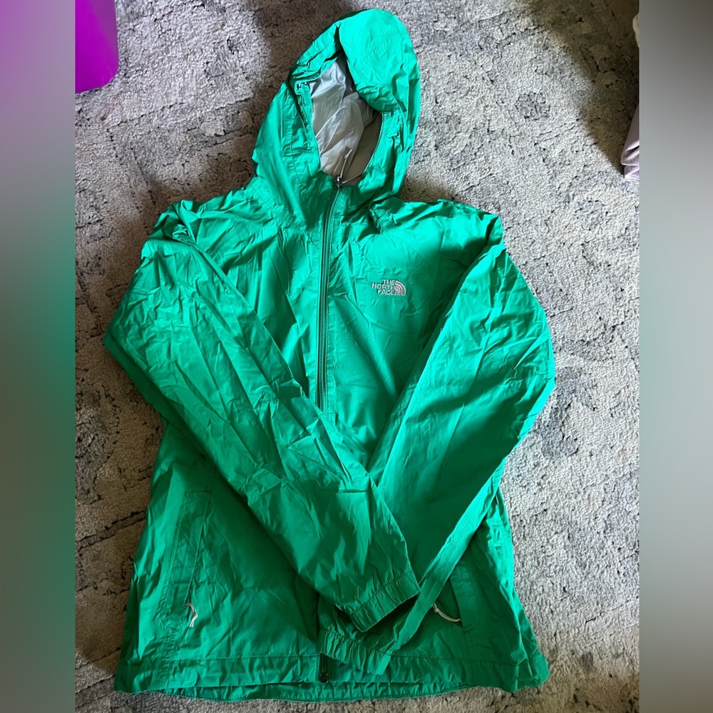 The North Face Green Hypervent Windbreaker Jacket Sz S